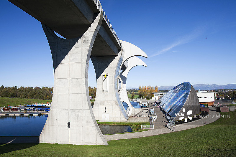 苏格兰福尔柯克水轮图片素材