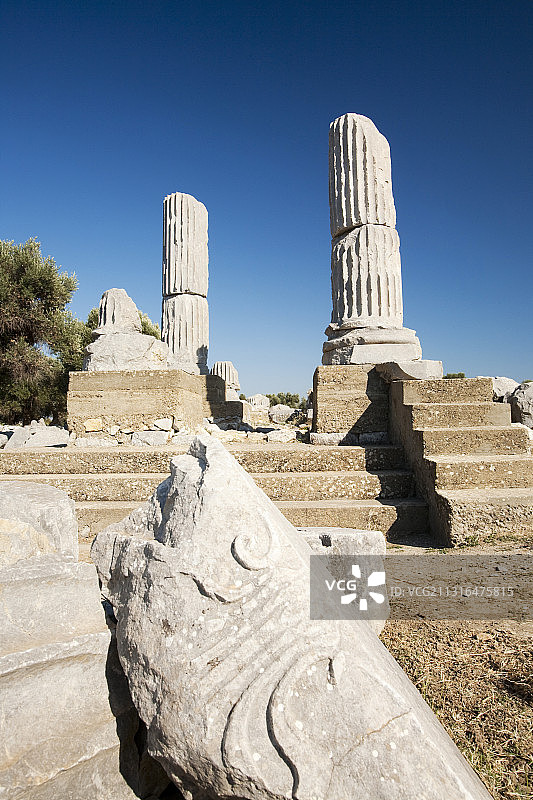 土耳其泰索的狄俄尼索斯神庙图片素材