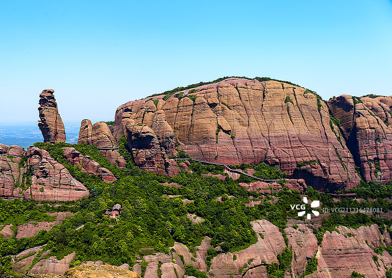 中国江西弋阳龟峰风景区图片素材