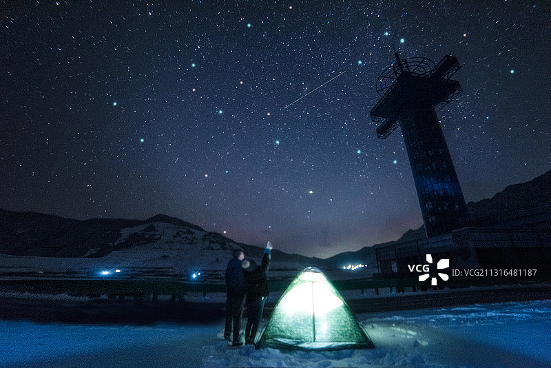 一起看流星图片素材