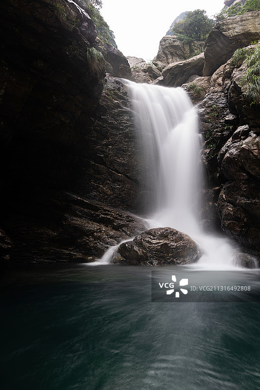 庐山三叠泉图片素材