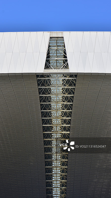 广东省深圳市福田区CBD市民中心图片素材