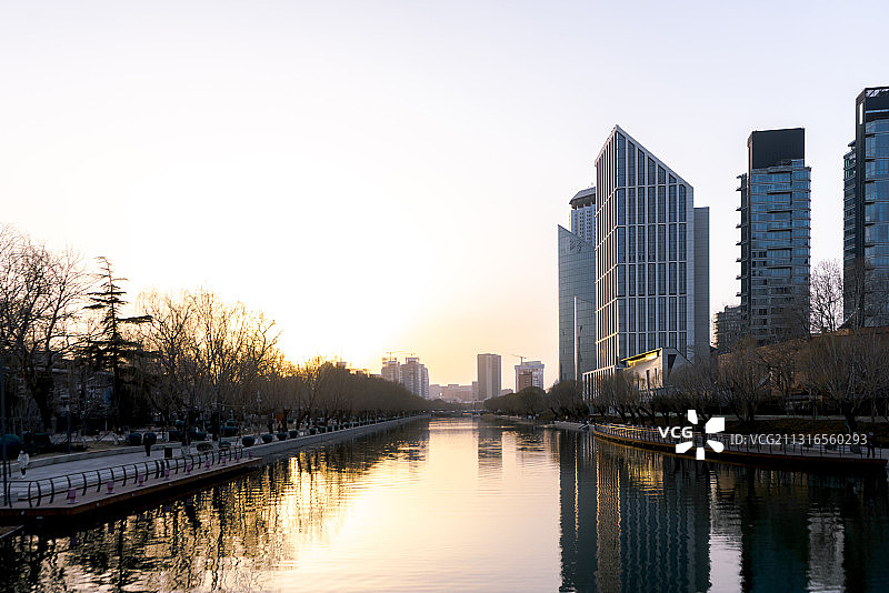 亮马河图片素材