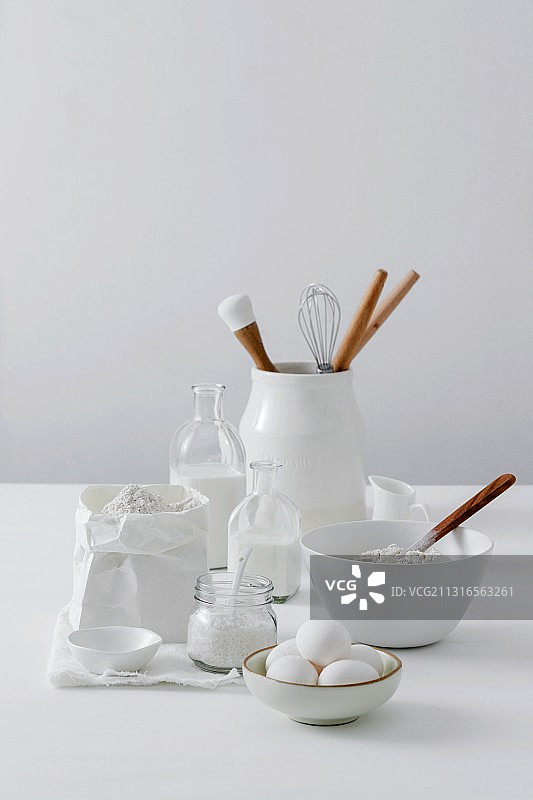 食材/餐具/白图片素材
