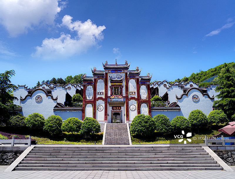 湖北秭归屈原寺图片素材