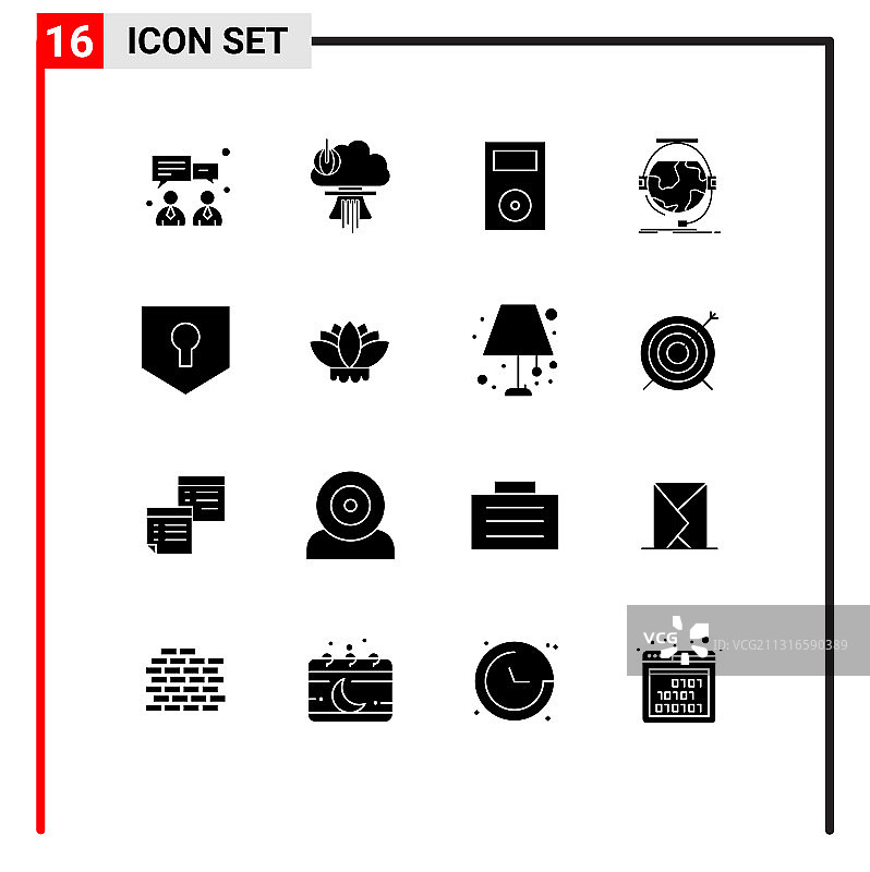 主题立体符号和可编辑符号的16种图片素材