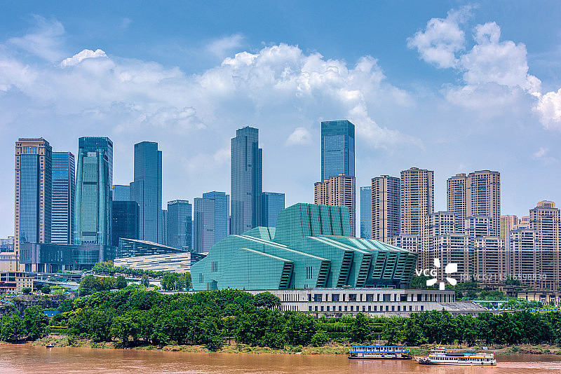 中国重庆大剧院风光图片素材