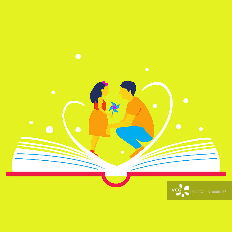 儿童教育主题扁平插画图片素材