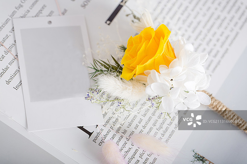 永生花 干花 ins风 玫瑰 干花 胸花 插花 装饰 佩戴图片素材