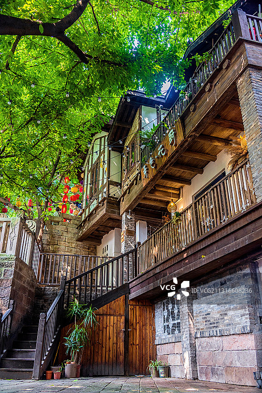 中国重庆山城步道图片素材