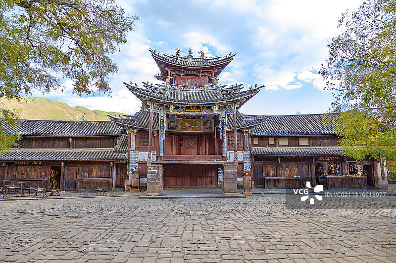 云南大理 沙溪古镇图片素材