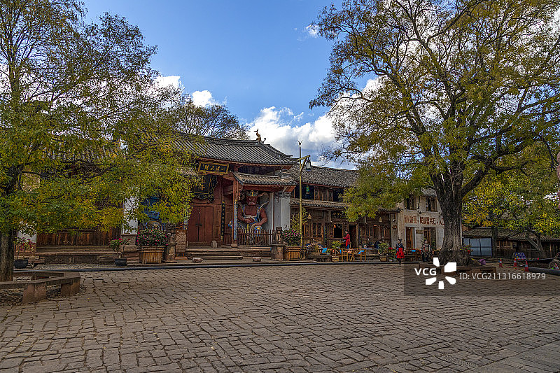 云南大理 沙溪古镇图片素材