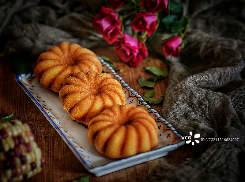 小花蛋糕图片素材