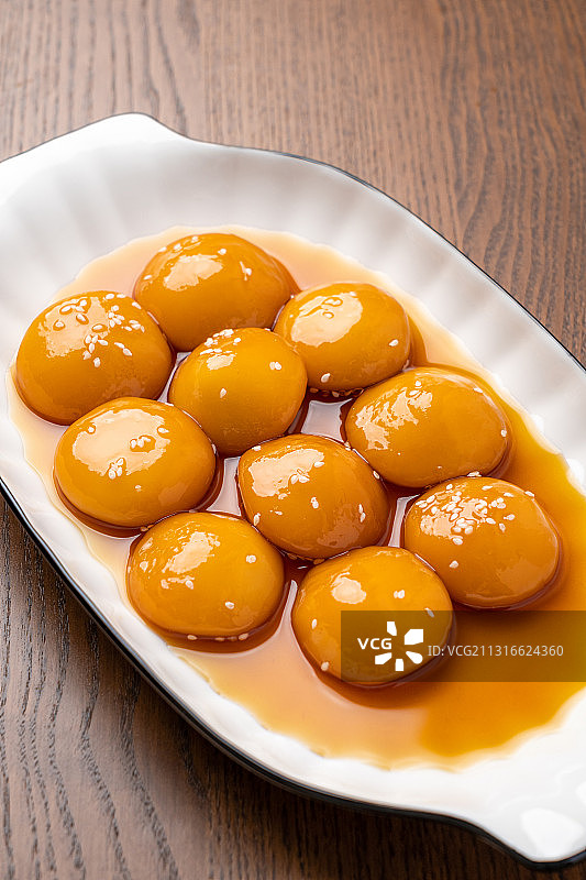 古色古香中华美食老字号湖南长沙特产食品糯米糖油粑粑糍粑图片素材