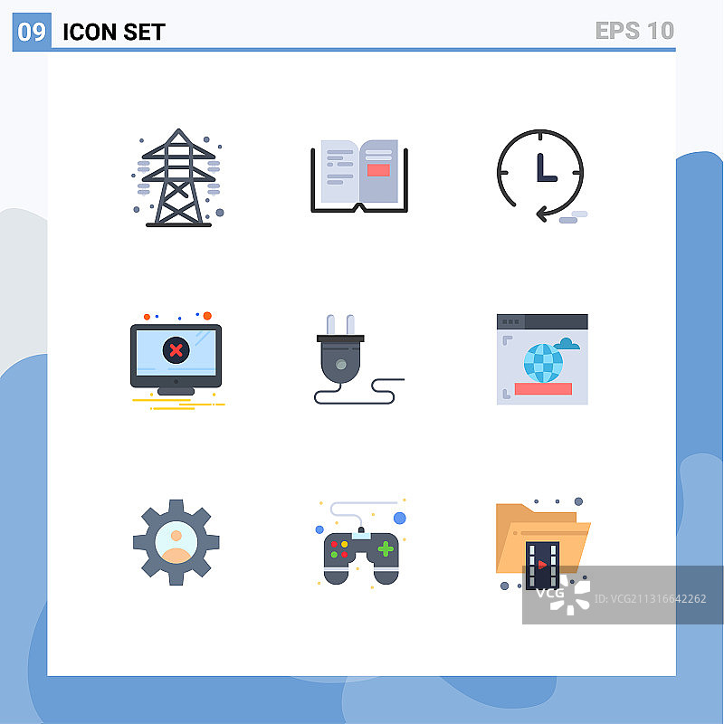 现代设9平色和符号等图片素材