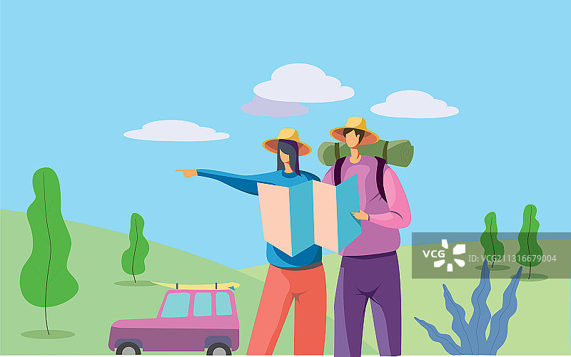 情侣旅行图片素材