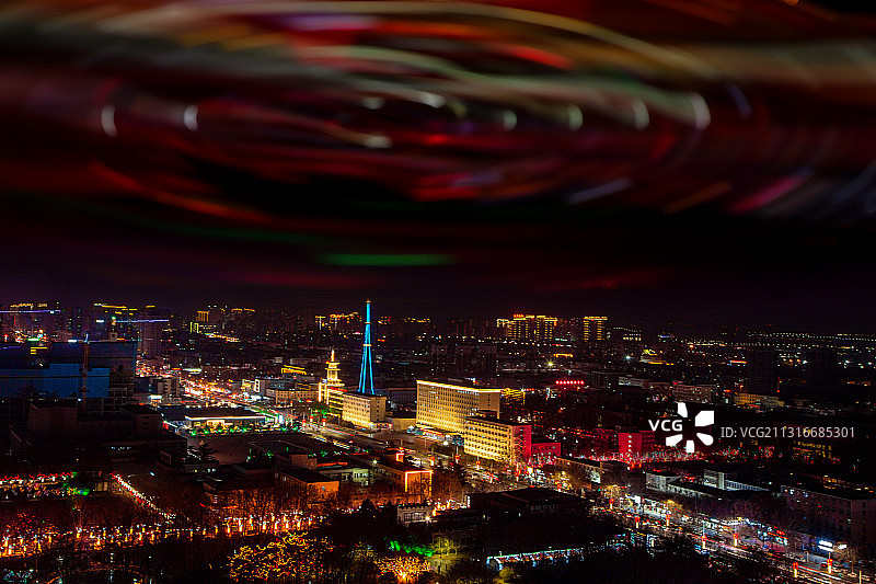 城市夜色图片素材