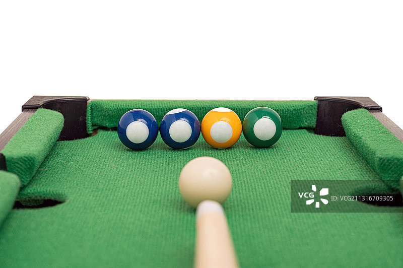 四个空白的台球图片素材