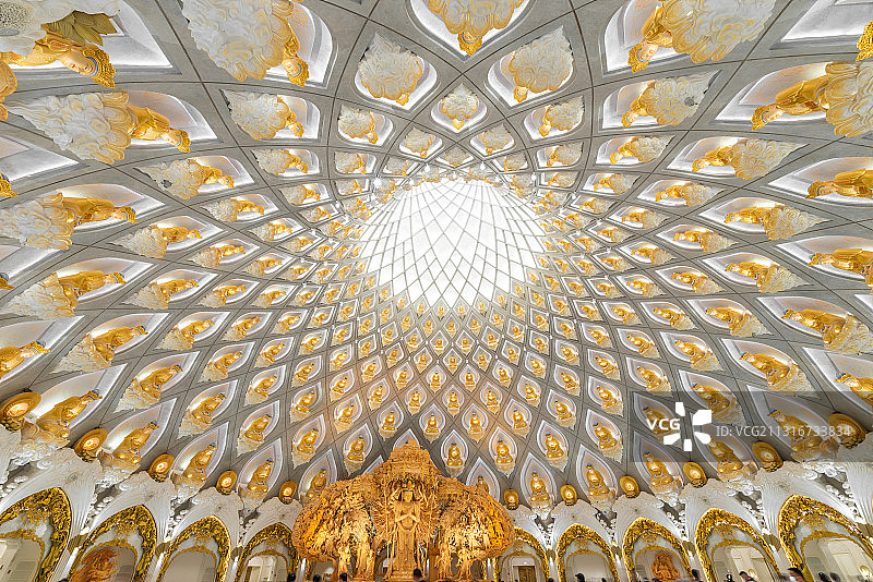 浙江省，舟山市，普陀区，朱家尖，5A级景区，观音法界，寺庙图片素材