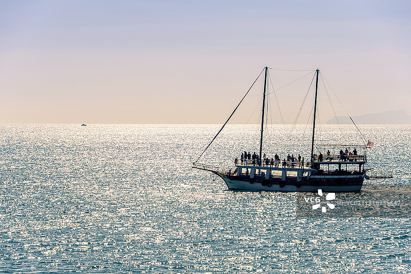 土耳其安塔利亚地中海图片素材