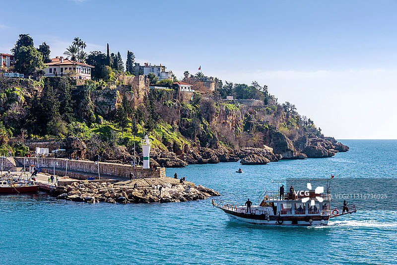 土耳其安塔利亚港图片素材