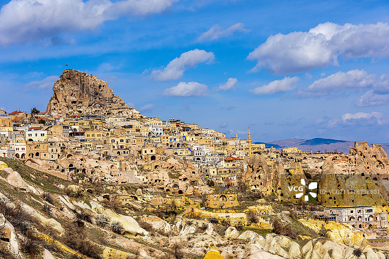 土耳其卡帕多西亚鸽子谷图片素材
