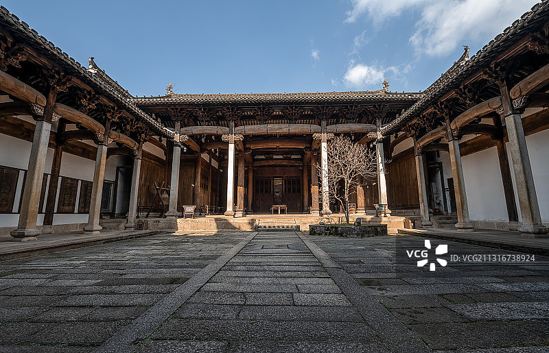 绩溪龙川胡氏宗祠图片素材