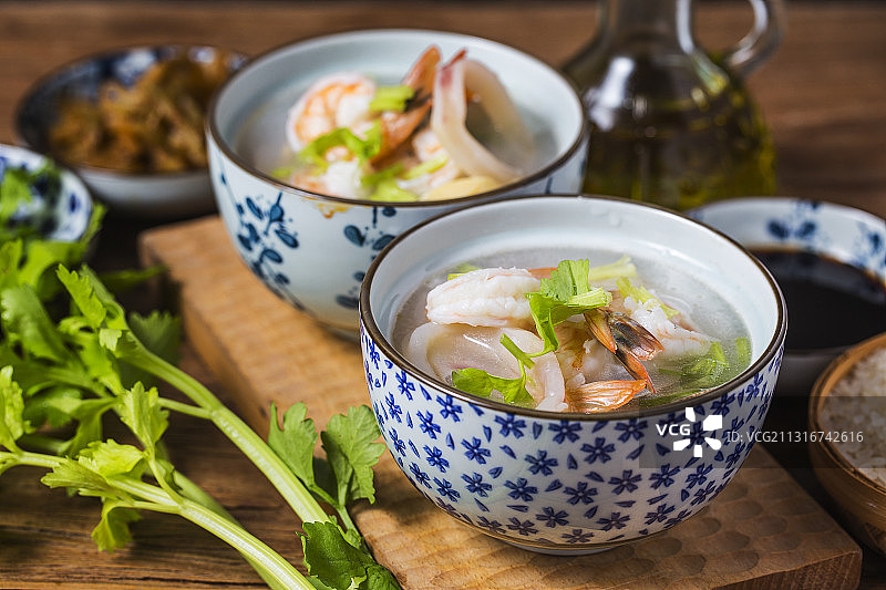 海鲜粥图片素材