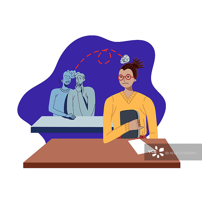 学生欺凌：嘲笑他人图片素材