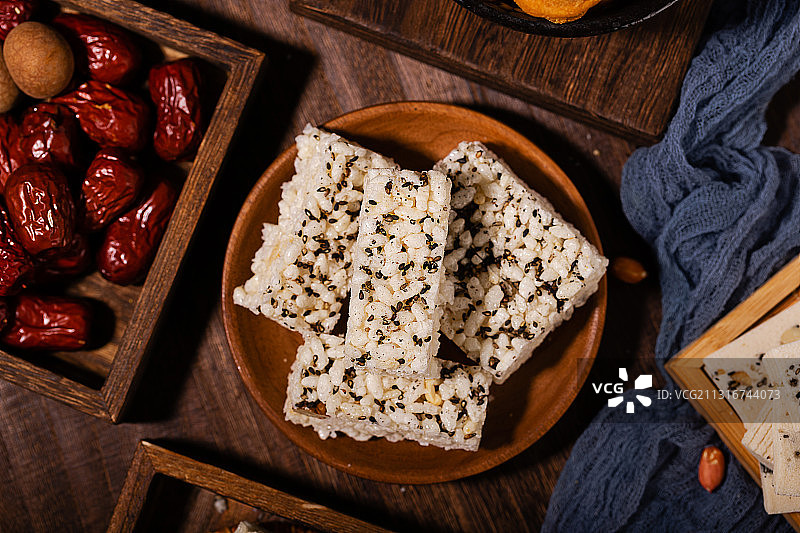 重庆传统小吃江津米花糖图片素材