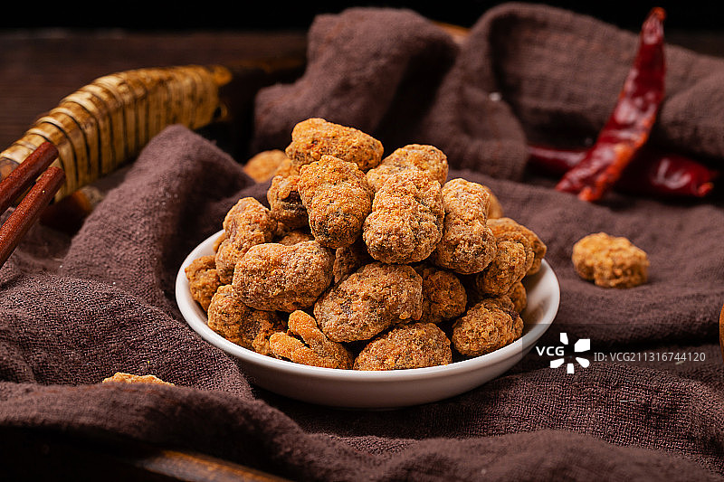 重庆传统名吃怪味胡豆图片素材