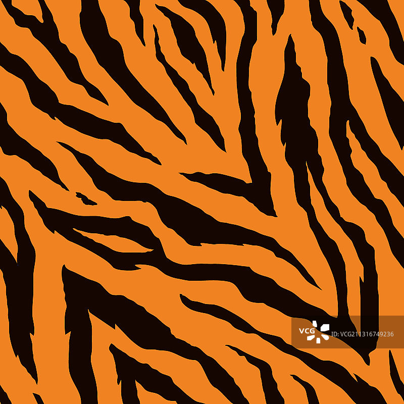 老虎条纹无缝图案图片素材
