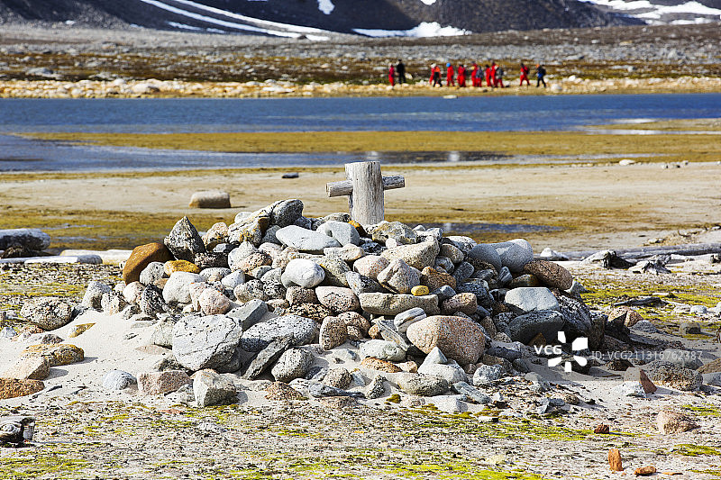斯瓦尔巴群岛斯匹次卑尔根岛阿尔伯特1兰的捕鲸业遗址图片素材