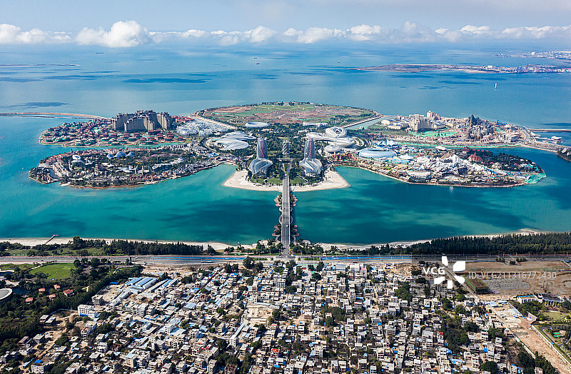 海花岛全景图片素材