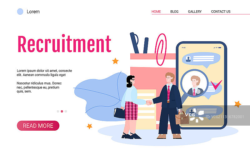 招聘主题网页banner图片素材