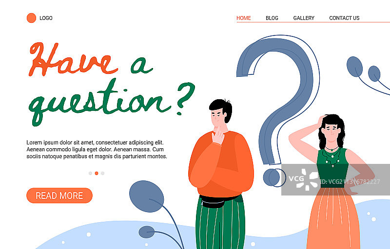 常见问题解答及客户问题回复页面图片素材