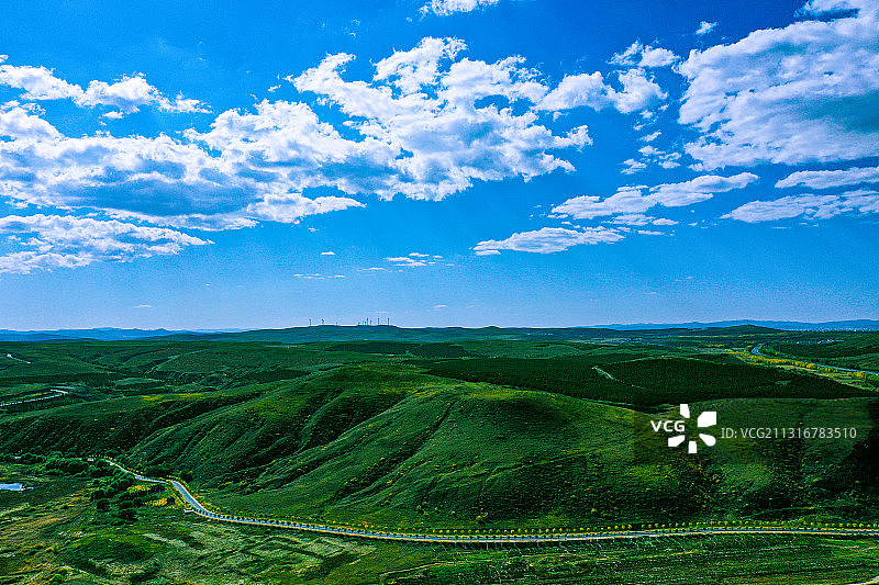 内蒙古多伦湖风光图片素材