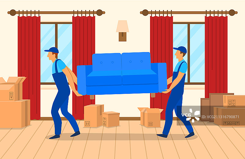 卡通彩色人物男工图片素材