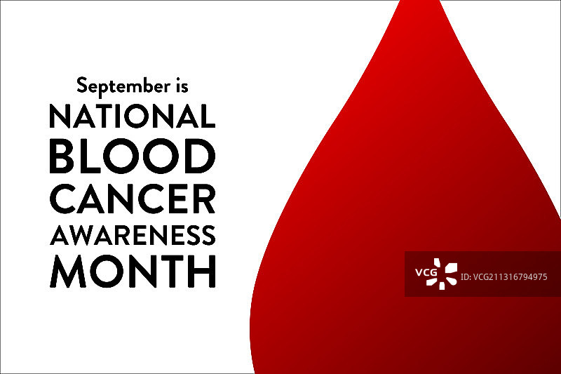 九月是全国血液癌症意识月图片素材