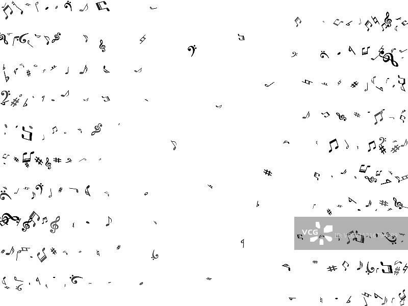 音符散点背景符号图片素材