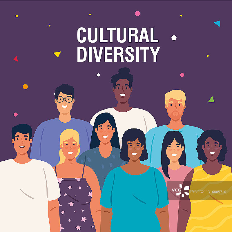 多元化的年轻人图片素材