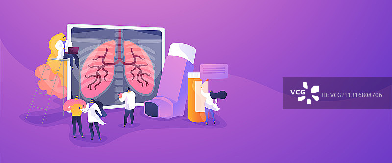 慢性阻塞性肺疾病概念图片素材