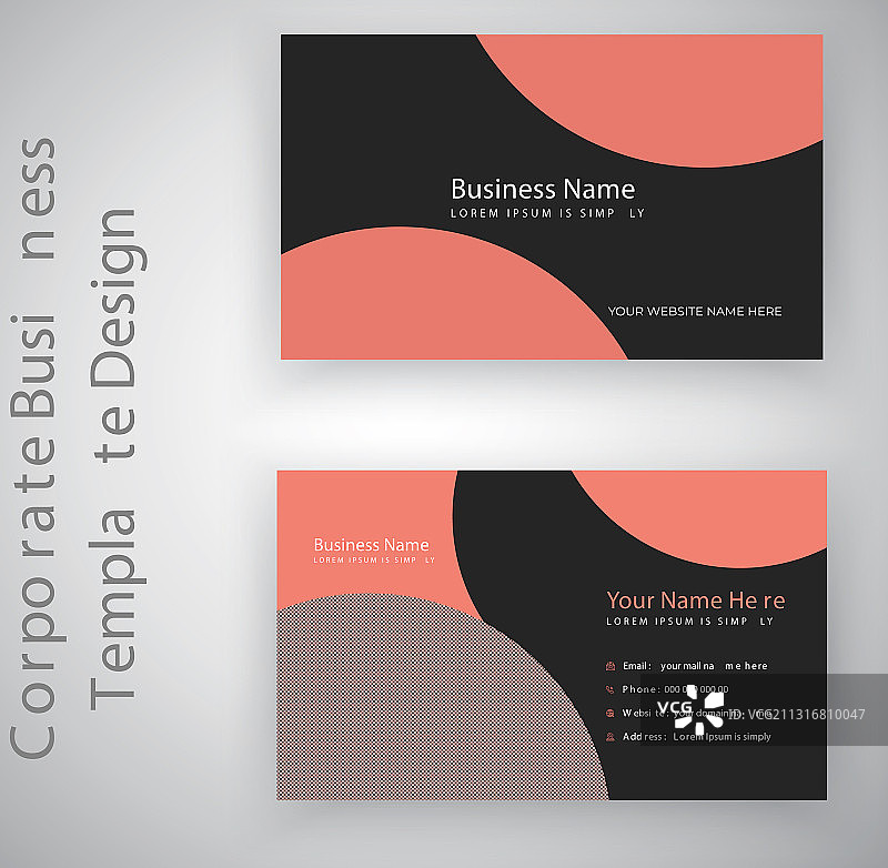 工业风商务名片图片素材