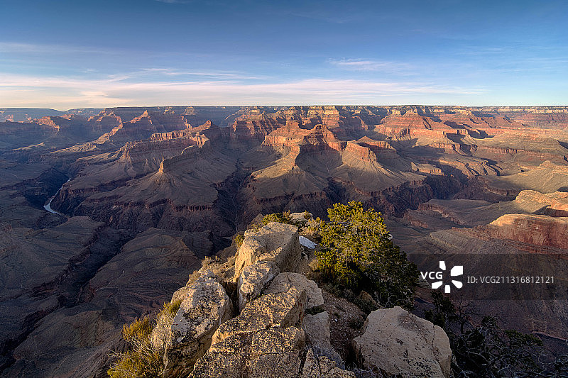 美国亚利桑那州大峡谷国家公园的壮丽景色图片素材