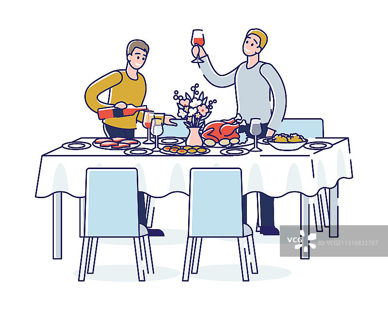 人们在节日活动或公司活动中敬酒图片素材