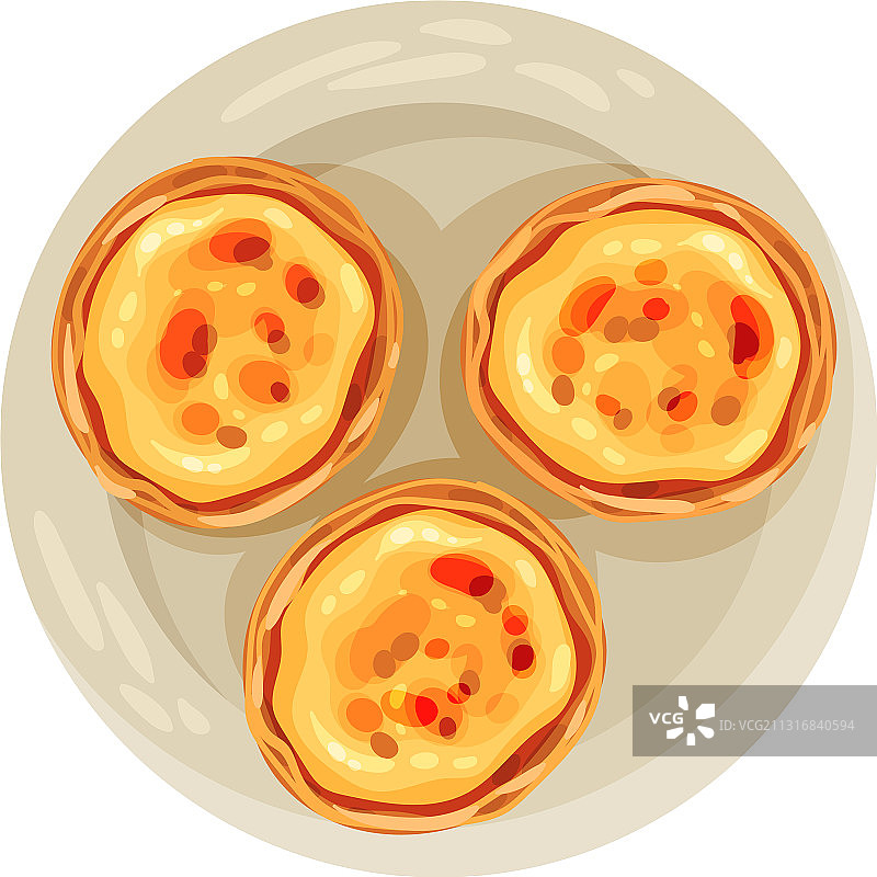 奶油酥皮馅饼图片素材