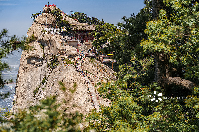 华山西峰图片素材