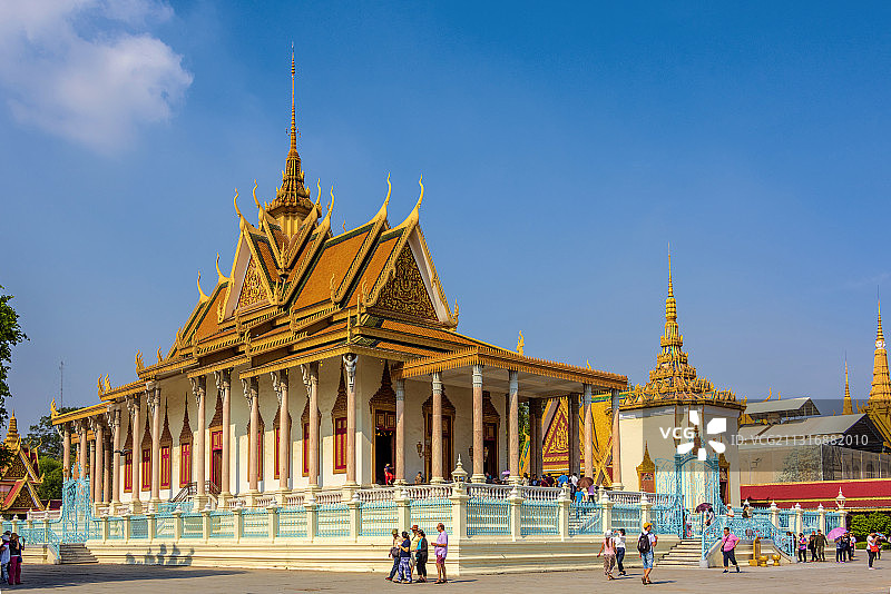 柬埔寨金边大皇宫图片素材