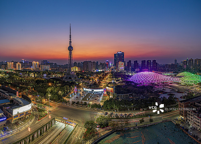 佛山地标夜景图片素材