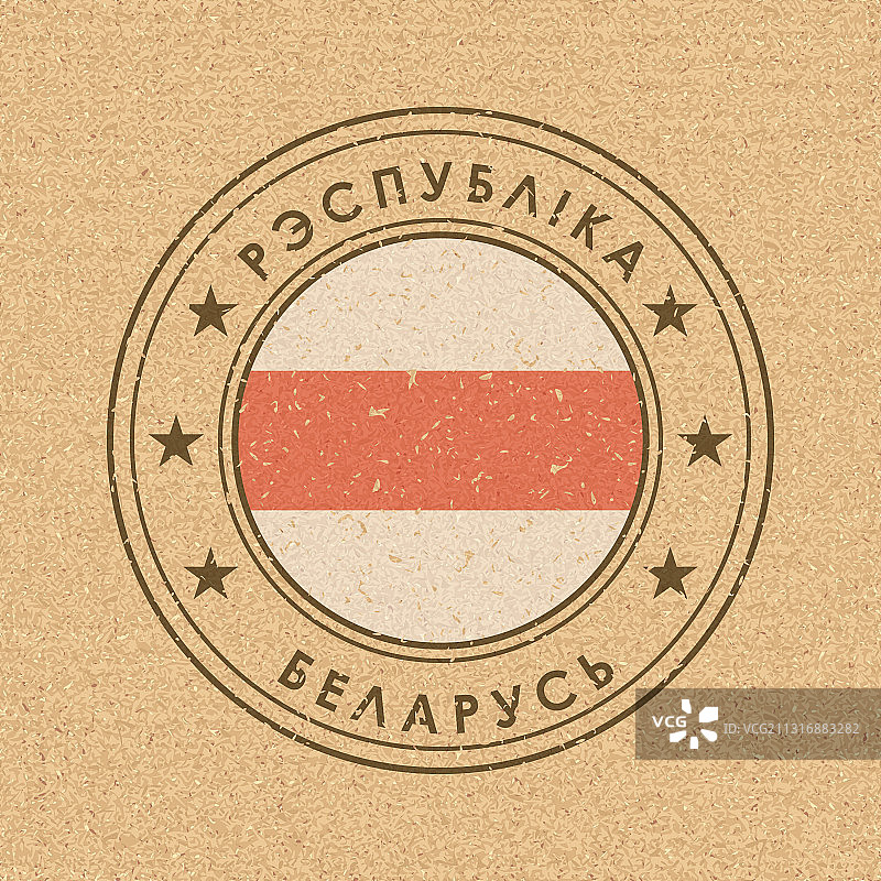 白俄罗斯历史上的白-红-白旗帜圆形标志图片素材